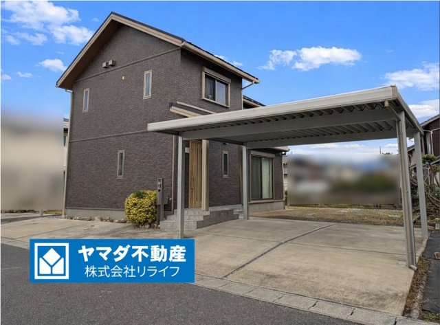 中古戸建　岐阜市御望2丁目　平成30年築の外観|セキスイハイム施工！駐車3台以上可能です。