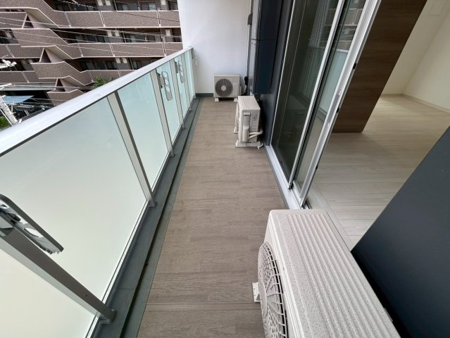 船橋市印内町の賃貸マンションのバルコニー|バルコニー付きです