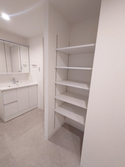 【脱衣所】 | フォレストレイクひばりが丘N棟 | 収納庫