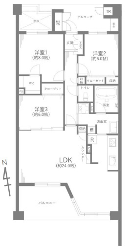 フォレストレイクひばりが丘N棟