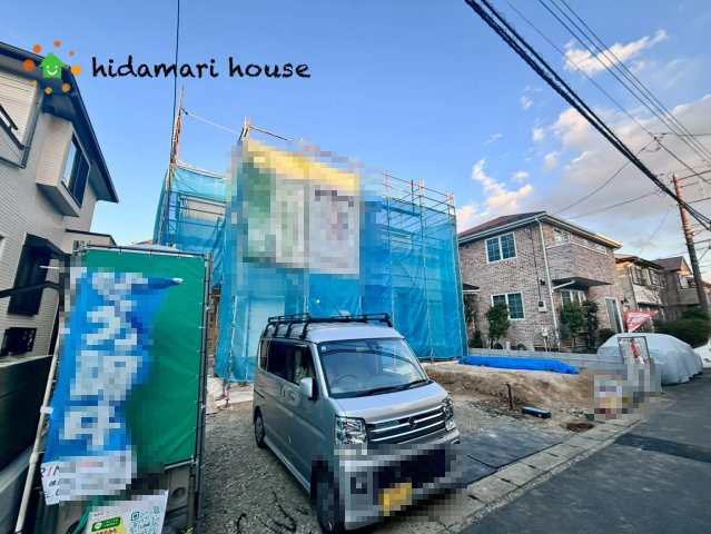 西区プラザ5期　新築戸建　グラファーレ01の前面道路含む現地写真