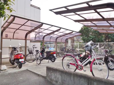 【その他共用部分】 | エメローズ千田 | 屋根付き駐輪場