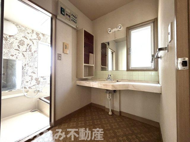 【中古】前橋市下大島町　２LDKの独立洗面台|独立洗面台です