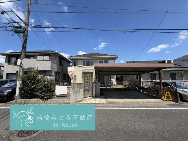 【中古】前橋市下大島町　２LDKの前面道路含む現地写真|前面道路含む現地写真です