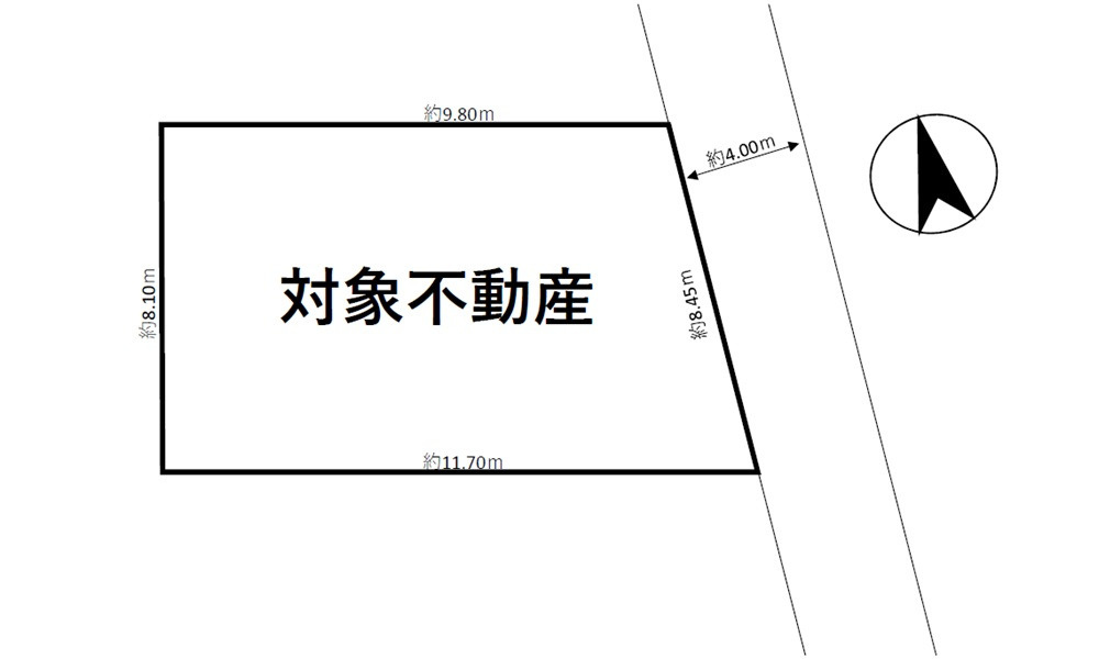 広島市佐伯区八幡３丁目の土地図