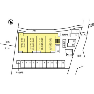 【区画図】 | ブランドール東百舌鳥