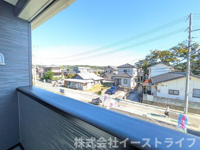 【新築戸建】　いわき市平第20の展望|1号棟写真　インナーバルコニーからの眺望です