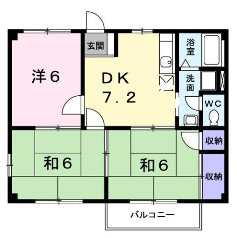 メゾン大樹Ａの間取り