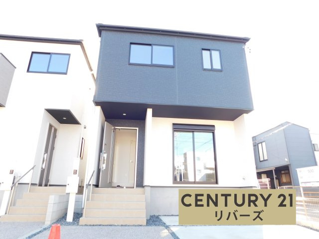 名古屋市中川区打中２丁目の新築一戸建の外観|☆ラスト１棟☆　新価格！！いつでも見学出来ます♪（お問合せ当日、平日、水曜、夜間でもＯＫ）「高畑」駅徒歩１５分！　開放的な角地！　駐車並列２台ＯＫ　教育施設、スーパーやコンビニ、公園など周辺環境充実♪