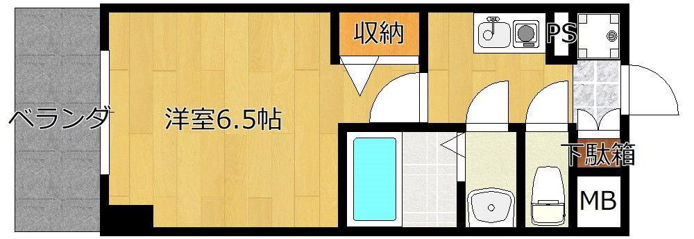 クラス七隈の間取り