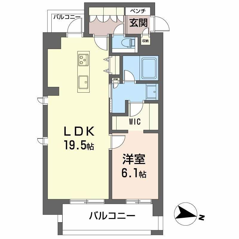 シャーメゾンステージBEFUの間取り