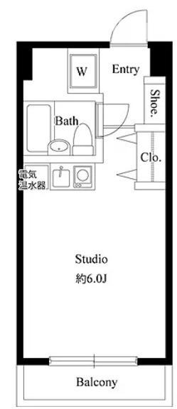 クレセントコート柏 Aの間取り