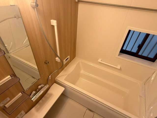 川口市三ツ和3丁目　新築一戸建て　1号棟の浴室|お風呂です