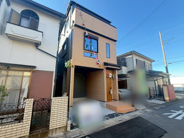 川口市三ツ和3丁目　新築一戸建て　1号棟の外観|建物外観を気になさる方へ、見た目の良い物件です