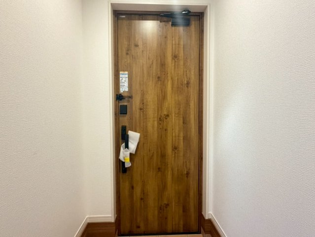 川口市三ツ和3丁目　新築一戸建て　1号棟の玄関|落ち着いた玄関です