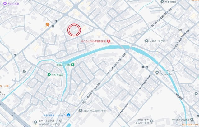 ベル・アーバニティ加古川Ⅱ　1階の地図