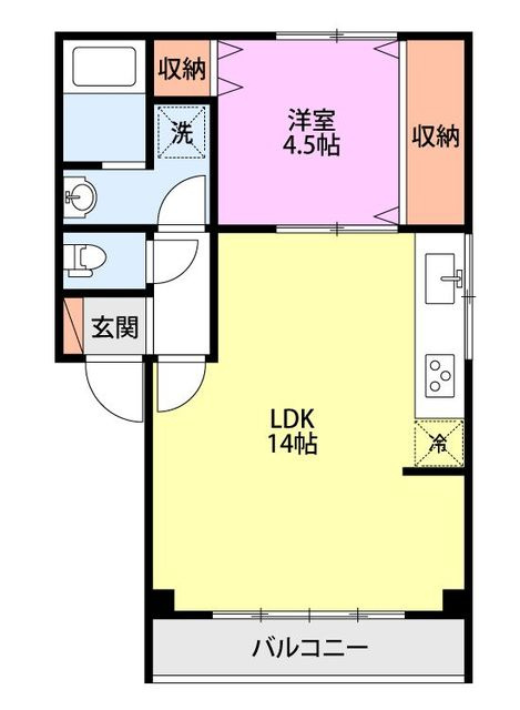グリーンハイツの間取り|間取図