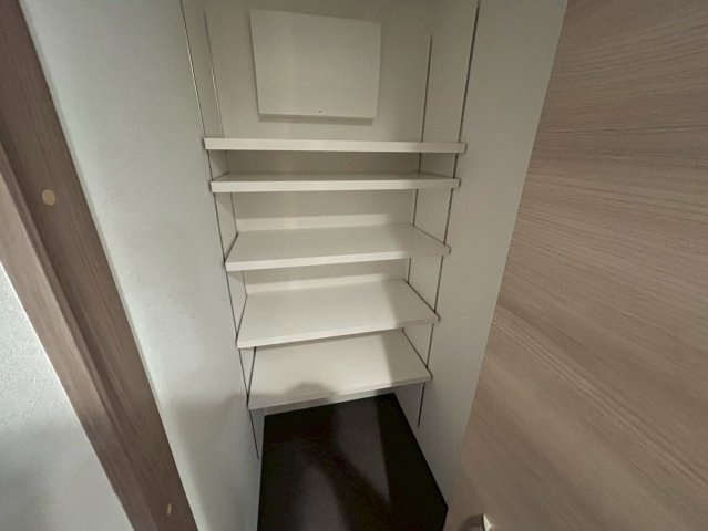 船橋市印内町の賃貸マンションの収納|※写真は別号室の反転タイプになります