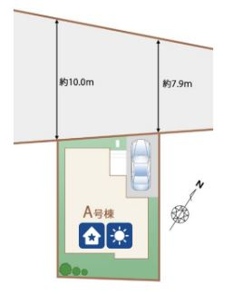 【区画図】 | ご家族様のプライベート空間が確保できる素敵な間取りです。また敷地ゆったりですので、おうち時間を楽しむのにもぴったりですね♪
