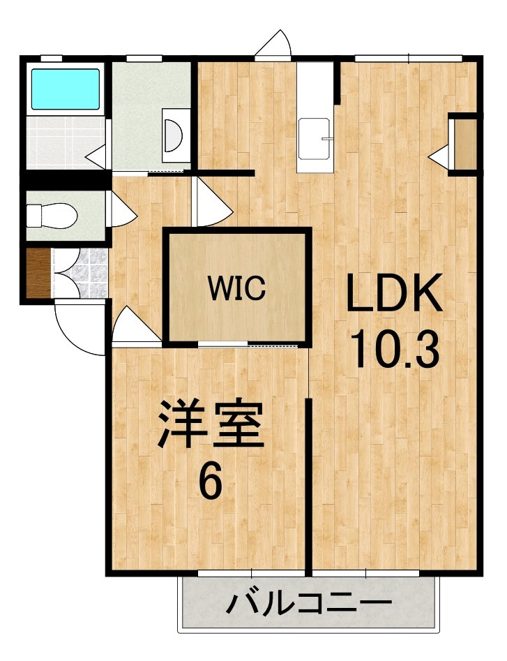 ハイツ池田Ｅ棟の外観