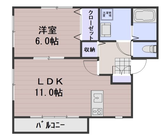 セレーノⅡの間取り