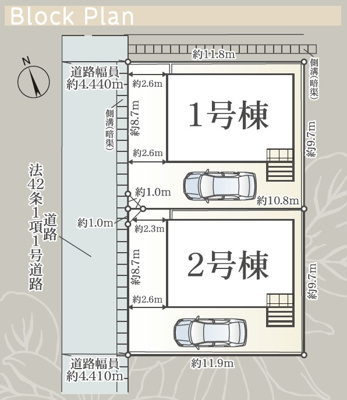 【区画図】 | 葵区羽鳥第11　新築戸建　1号棟