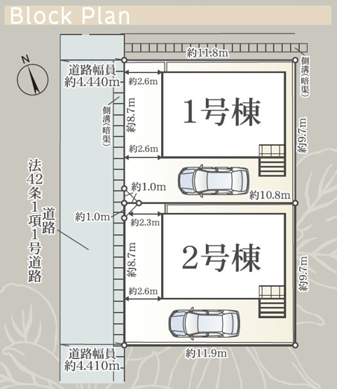 【区画図】 | 葵区羽鳥第11　新築戸建　1号棟 | 1台駐車可能♪