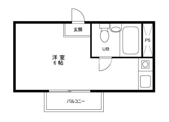【間取り】 | コーポヨコヤマ
