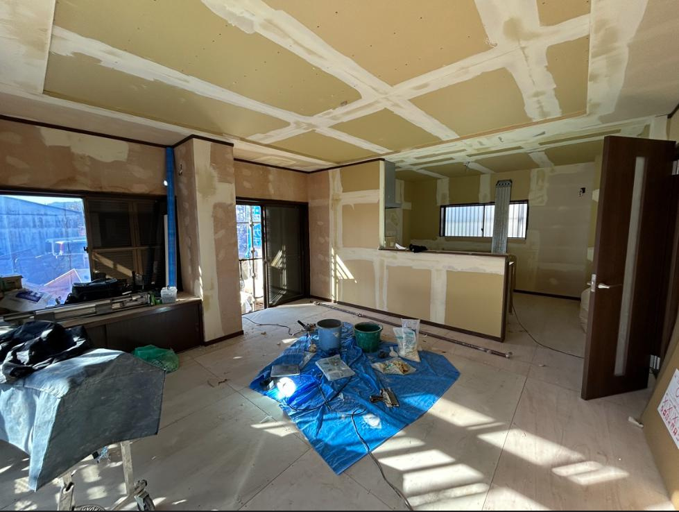 笠間市下郷　中古戸建の居間・リビング