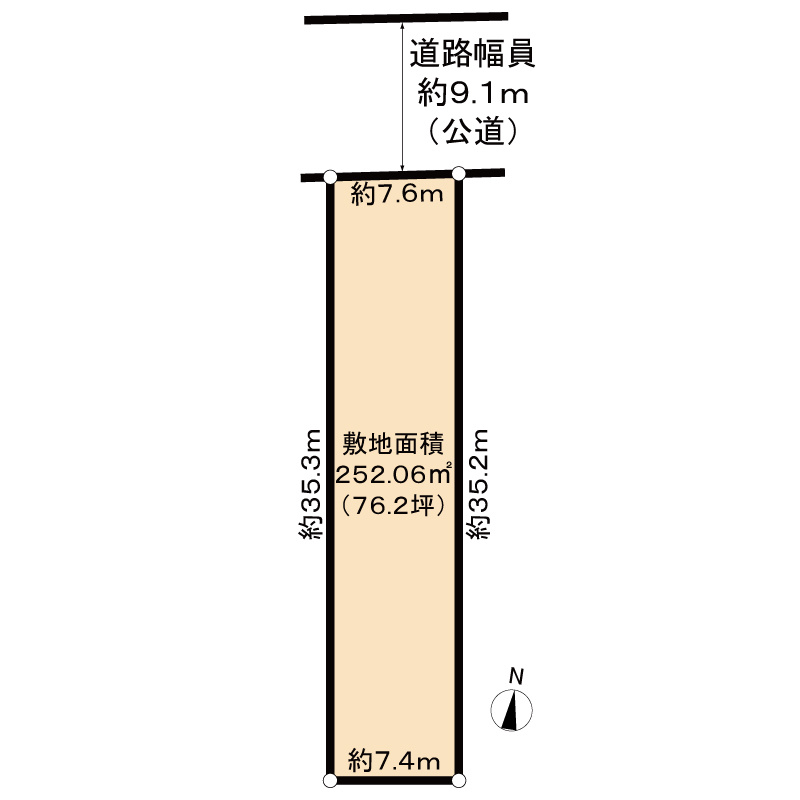 石岡市府中　住友林業施工住宅　の区画図|区画図