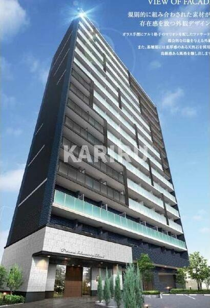 プレサンス桜ノ宮イーサリアルの外観パース