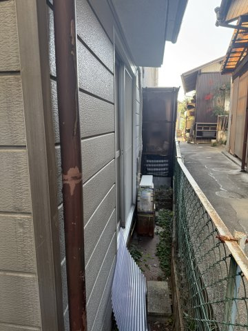 大津市下阪本二丁目　中古テラスハウスの前面道路含む現地写真
