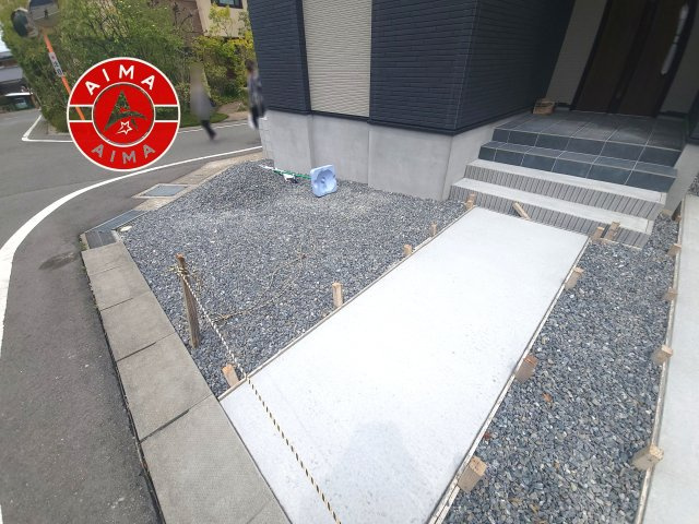 大野城市若草2丁目第2-1棟（1号棟）の庭|お庭で自由な時間を過ごせます。