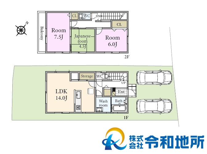 中古戸建　藤沢市辻堂4丁目の間取り