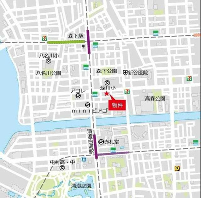 【地図】 | ライオンズフォーシア清澄白河