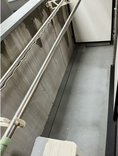 エコーバレー　バストイレ別　宅配BOX　オートロックのバルコニー