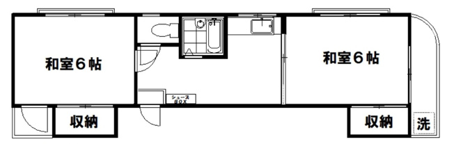 【間取り】 | ちとせマンション | ゆったり過ごせるお風呂です