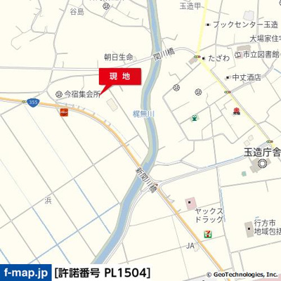 【地図】 | 行方市浜T貸地