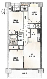 【間取り】 | 清瀬南パークホームズ | 清瀬南パークホームズ