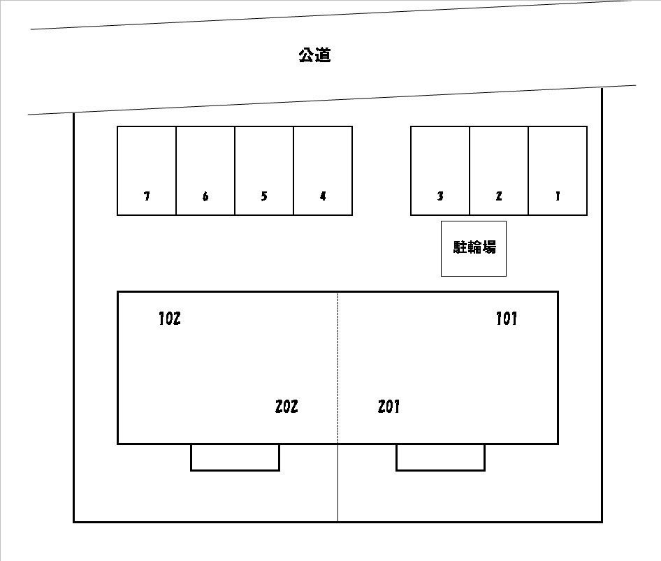 ヴィラ上重原　　刈谷市近郊の賃貸はクラスホームの駐車場