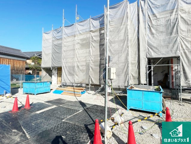 草津市木川町　第1期　新築一戸建ての外観|現在建築中！落ち着いた街並みで新生活を始めることが出来そう！周辺の物件も併せてご紹介させて頂きます！