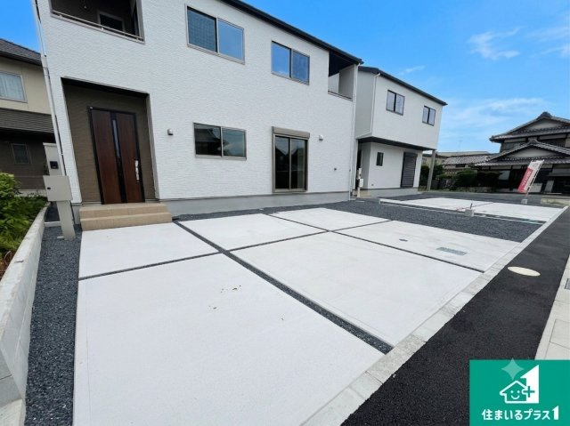 草津市木川町　第1期　新築一戸建ての駐車場|駐車スペース！散水栓があるので、こまめに愛車を洗えます！
