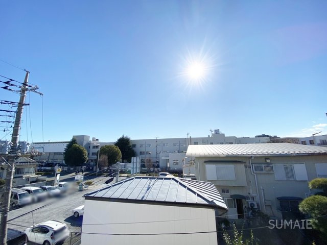 スカイハイツの展望|3階からの眺望です！