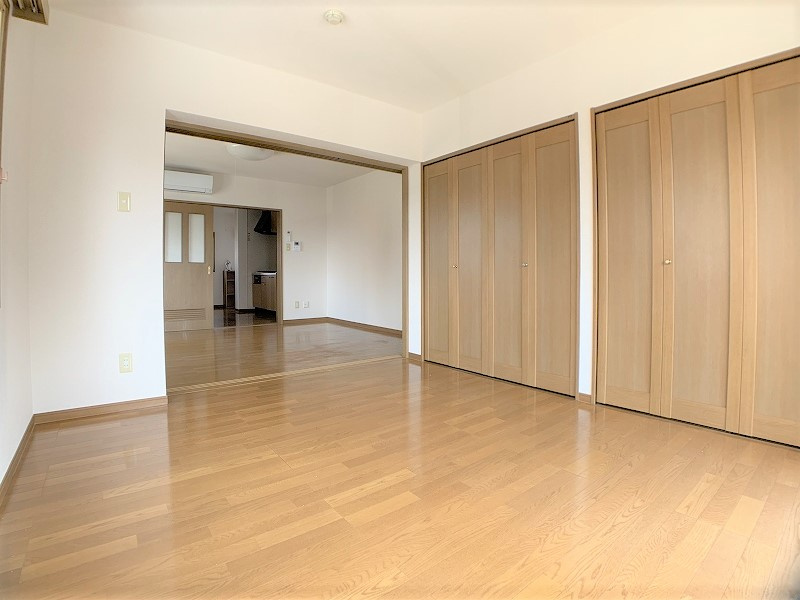 コーポラスおおさわの寝室