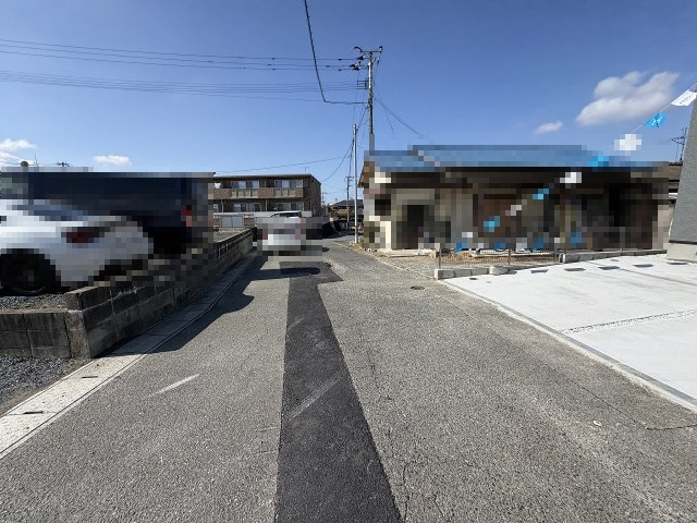 【その他】 | 大野城市中1丁目4期　2号棟（全2棟）【仲介手数料無料・0円】 | 現地写真。前面道路です。
