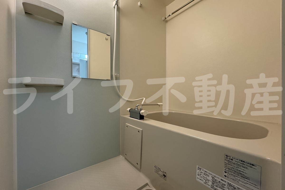 Luna Terrace 近大前の浴室|日々の疲れを癒すお風呂付です