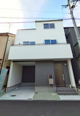 東大阪市大蓮北　新築戸建の外観