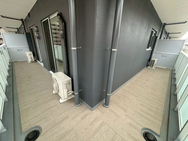 船橋市印内町の賃貸マンションのバルコニー|広々としたバルコニーです