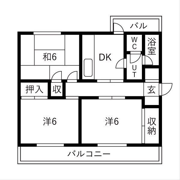 星野マンションの間取り