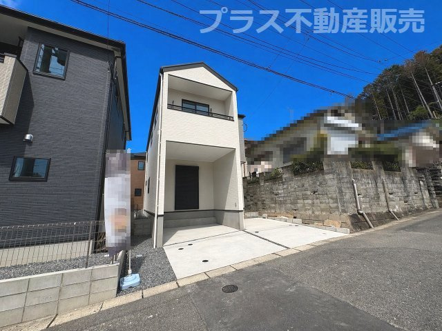 【外観】 | 大野城市中1丁目3期　3号棟（全3棟）【仲介手数料無料・0円】 | 現地写真。プラス不動産販売なら、現場の全ての棟をまとめてご見学頂けます。